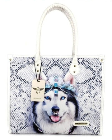 BOLSO PLAYERO LOBO BLANCO