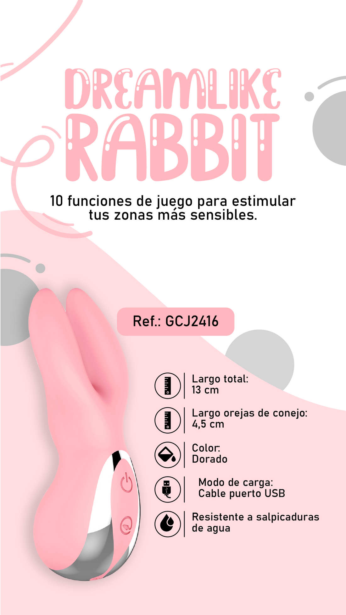 VIBRADOR DREAMLIKE RABBIT